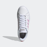 Adidas Womens Grand Court Lifestyle Shoes  - Cloud White/Clear Pink