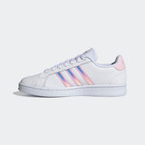 Adidas Womens Grand Court Lifestyle Shoes  - Cloud White/Clear Pink
