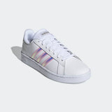 Adidas Womens Grand Court Lifestyle Shoes  - Cloud White/Clear Pink