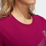 Adidas Womens Holiday Tee - Power Berry