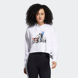 Adidas Womens Nini Gfx Hoodie - White