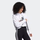 Adidas Womens Nini Gfx Hoodie - White