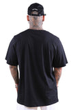 Russell Athletic Mens Eagle R Crew  T-Shirt - Black