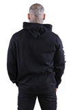 Russell Athletic Mens Sleeve Print Hoodie - Black