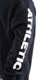 Russell Athletic Mens Sleeve Print Hoodie - Black