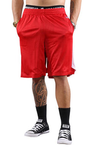 Champion Mens Us Mesh Basketball Short  - Scarlet