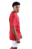 Russell Athletic Mens Arch Logo Crew  Tee  - Brick