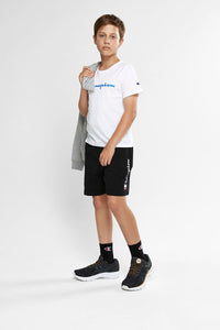 Champion Boys Script Jersey  Short - Black