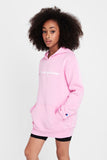 Champions  Kids  Script Hoodie - Cotton Gumball Pink