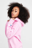 Champions  Kids  Script Hoodie - Cotton Gumball Pink