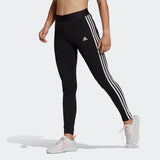 Adidas Womens Essentials 3-Stripes Leggings - Black/White