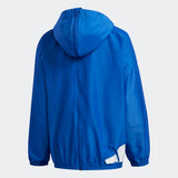 Adidas Kids Unisex  Lightweight  Jacket - Collegiate Royal/Vivid Red/White