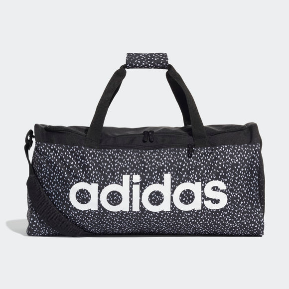 Adidas Linear (M) Duffel Bag - Black / White / White