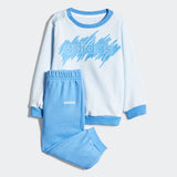 Adidas Toddler Unisex Linear French Terry Jogger - Sky Blue
