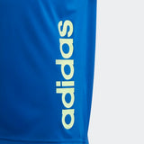 Adidas Boys Linear Tee - Royal Blue / Signal Green