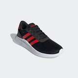 Adidas Lite Racer 2.0 Runnning Shoes - Core Black / Vivid Red / Cloud White
