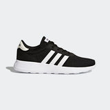 Adidas Mens Lite Racer Running Shoe - Black/White