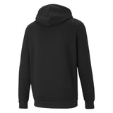 Puma Mens Ess2+ 2 Col Big Logo Hoodie   - Black