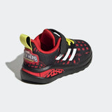 Adidas Infants Marvel Fortarun Running Shoes - Core Black/Cloud White/Vivid Red