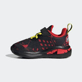 Adidas Infants Marvel Fortarun Running Shoes - Core Black/Cloud White/Vivid Red
