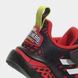 Adidas Infants Marvel Fortarun Running Shoes - Core Black/Cloud White/Vivid Red