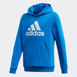 Adidas Boys Must Haves Badge Of Sport  Hoodie  - Blue/Sky Tint