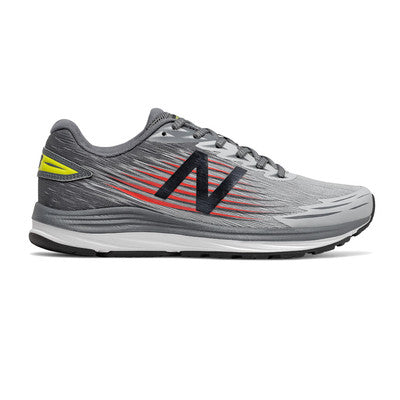 New Balance Mens Synact Running Shoe - Grey/Red/Yellow