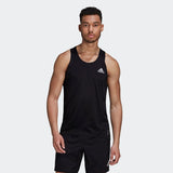 Adidas Mens Own The Run Singlet - Black