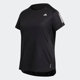 Adidas Womens  Own The Run (Plus Size) Tee - Black