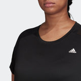 Adidas Womens  Own The Run (Plus Size) Tee - Black