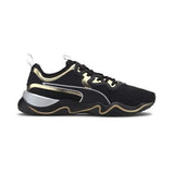 Puma Womens Zone Xt Metal  Running Shoe  - Black/Gold