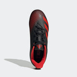 Adidas Kids Predator 20.4 Flexible Ground Boots - Core Black / Active Red / Core Black