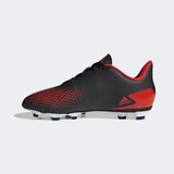 Adidas Kids Predator 20.4 Flexible Ground Boots - Core Black / Active Red / Core Black