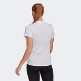 Adidas Womens Big Logo Sport Tee - White/Black