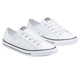 Converse Womens  Chuck Taylor Dainty Low Leather Womens - White