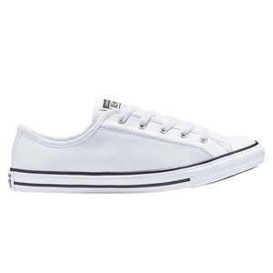 Converse Womens  Chuck Taylor Dainty Low Leather Womens - White