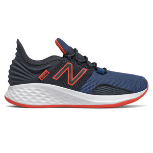 New Balance Kids Fresh Foam Roav V1 Running Shoes - Captain Blue/Ghost Pepper