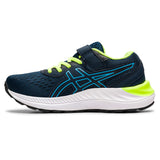 Asics Kids Pre Excite 8 Ps Running Shoe - French Blue/Digital Aqua