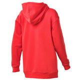 Puma Womens Ess Elongated Logo Hoodie  - Poppy Red