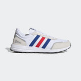 Adidas Mens Retrorun Running Shoes - Cloud White / Royal Blue / Vivid Red