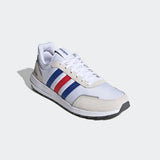 Adidas Mens Retrorun Running Shoes - Cloud White / Royal Blue / Vivid Red