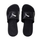 Puma Womens Royalcat Comfort Slide- Black/Silver