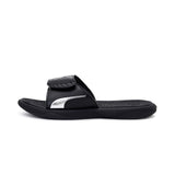 Puma Womens Royalcat Comfort Slide- Black/Silver