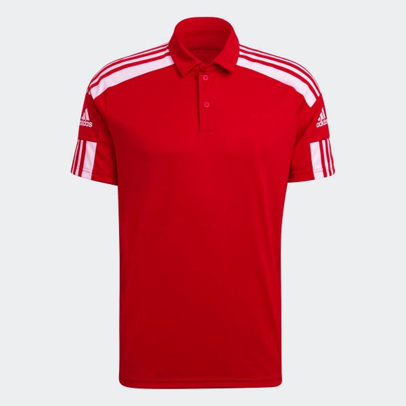 Adidas Mens Squadra 21  Polo Shirt- Team Power Red/White