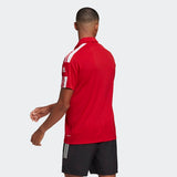 Adidas Mens Squadra 21  Polo Shirt- Team Power Red/White