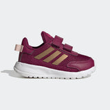 Adidas Infants Tensaur  Running Shoe - Power Berry/Copper Metallic/Pink Tint