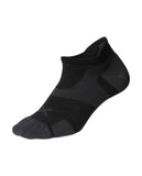 2Xu Vectr Cushion No Show Compression Sock - Black/Titanium