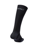 2Xu Vectr Cushion Full Length Compression Sock - Black/Titanium