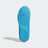 Adidas Juniors  X 19.4 Indoor Football Boots - Bright Cyan / Core Black / Shock Pink