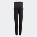 Adidas Girls 3-Stripes French Terry Pants - Black/White